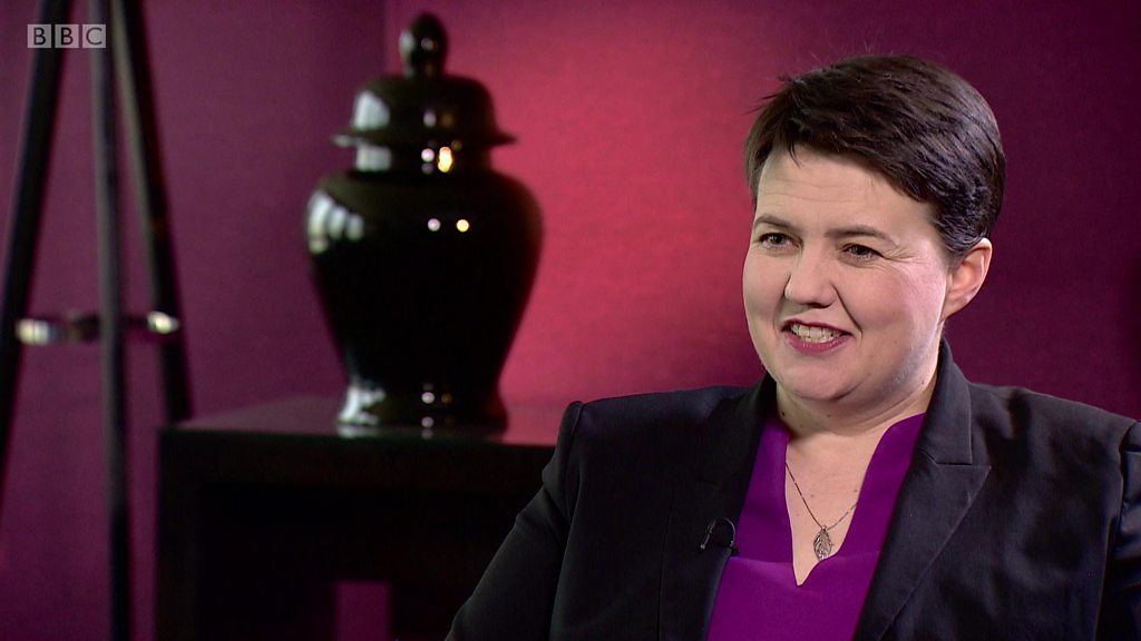 Ruth Davidson announces she is pregnant BBC News