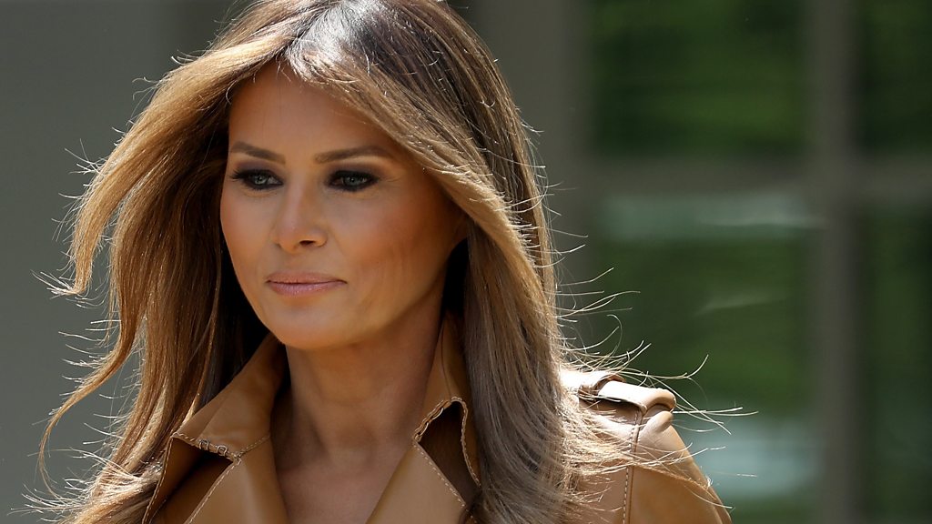 Melania Trump Faces New Plagiarism Row Over Cyber Safety Booklet - BBC News