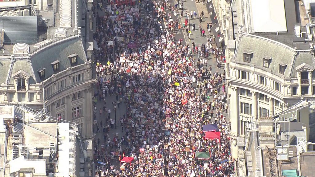 Trump UK visit cost nearly £18m to police