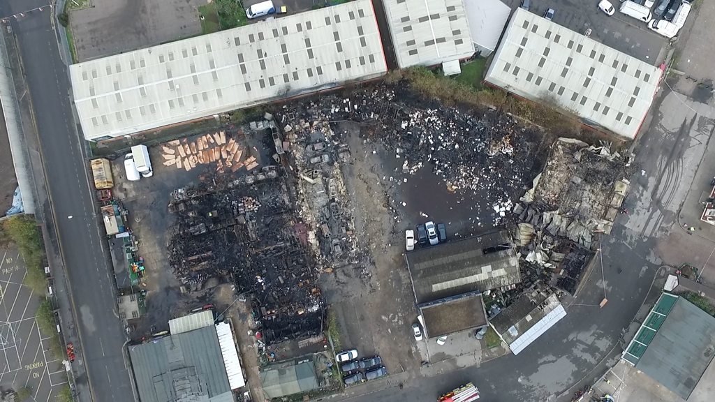 Nottingham cattle market Trading resumes after 'fireworks blaze' BBC