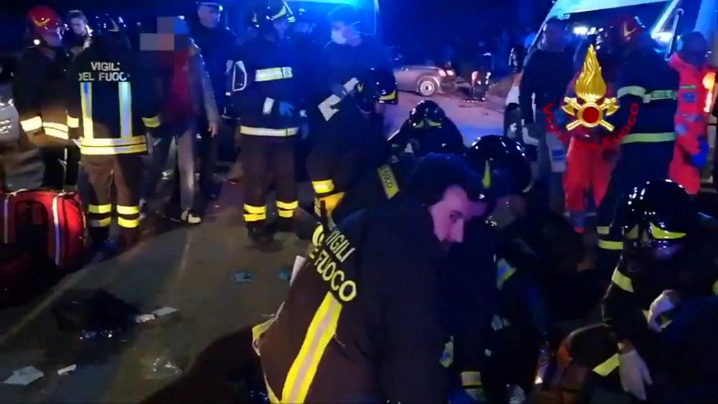 Six dead in Italy nightclub stampede