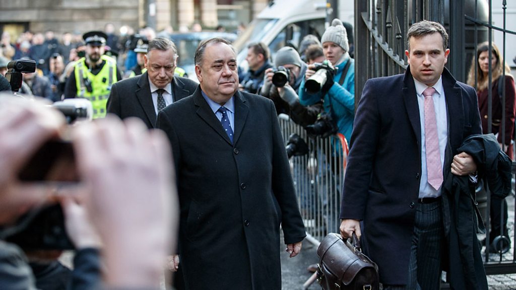 Former Scottish First Minister Alex Salmond Appears In Court - BBC News