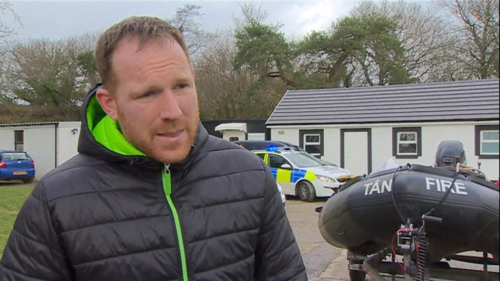 Elderly couple rescued from submerged car in St Clears