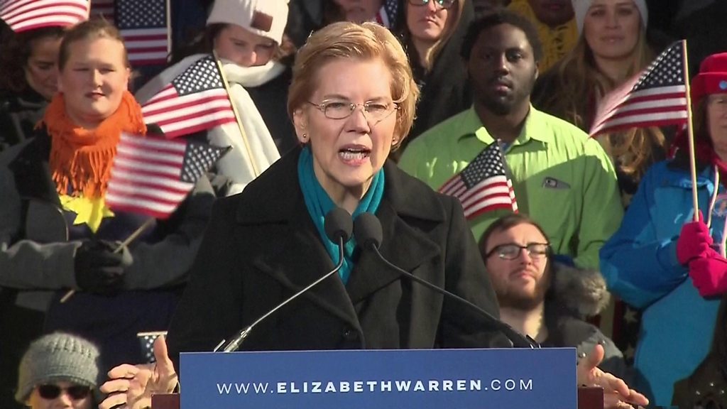 Elizabeth Warren formally launches 2020 White House bid
