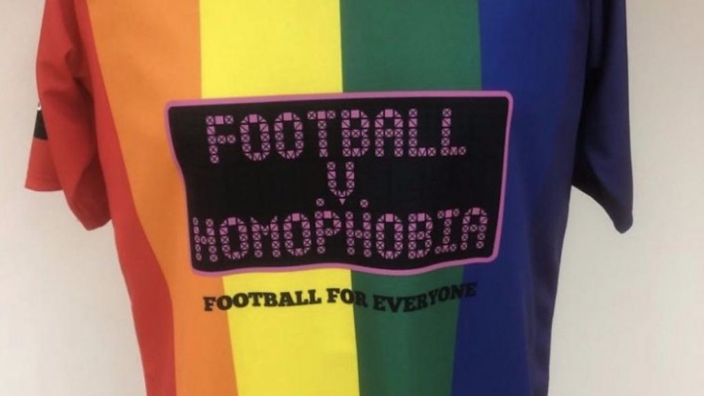 Altrincham FC: Non-league team tackles homophobia in rainbow kit