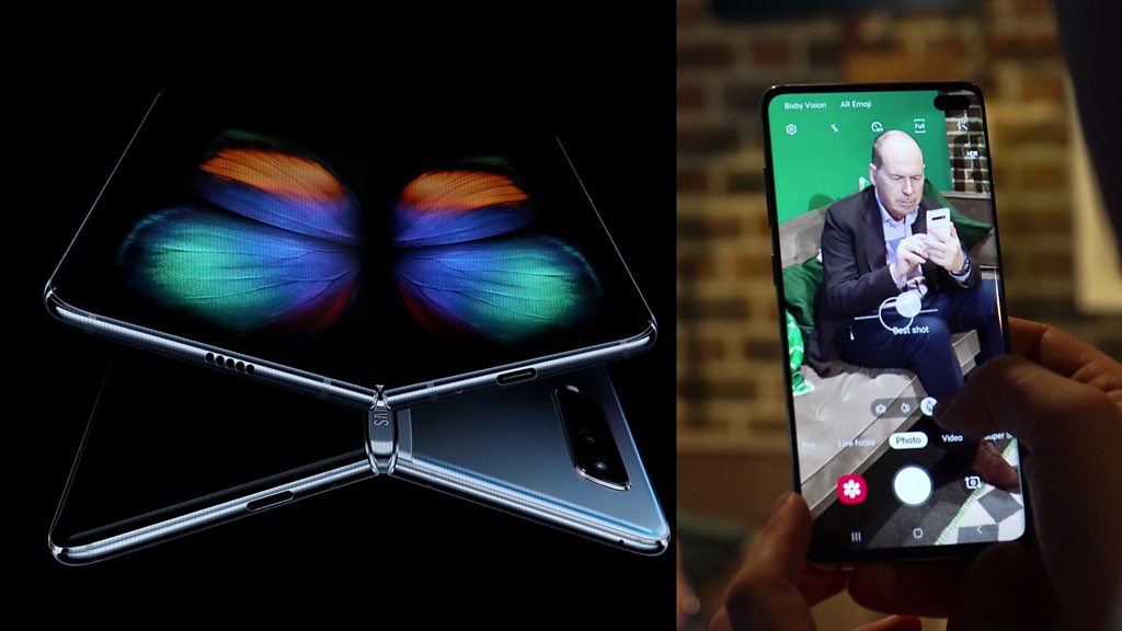 Samsung reveals Galaxy Fold and S10 5G - BBC News