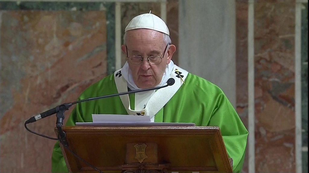 Pope Francis compares child sex abuse to human sacrifice