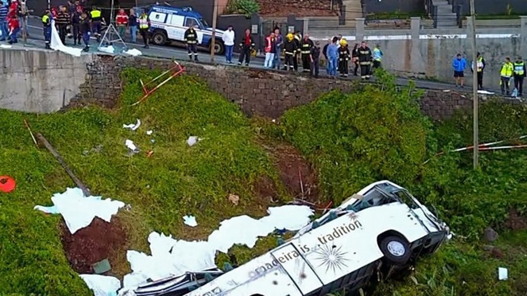 At least 29 dead in Madeira bus crash