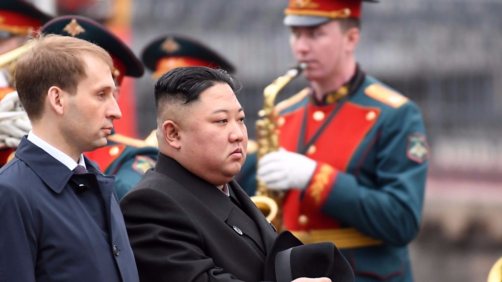 Kim Jongun In Russia For Vladimir Putin Summit BBC News