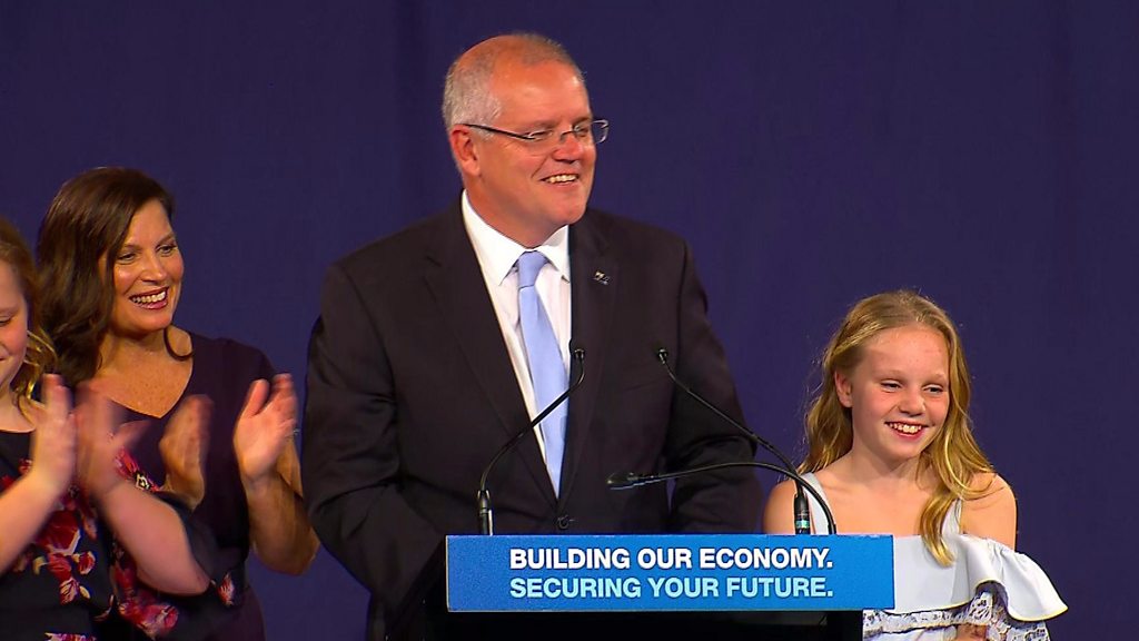 Australian PM celebrates 'miracle' win