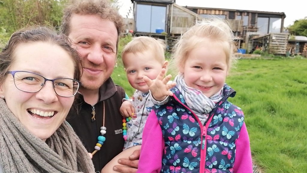 The family-of-four living off grid