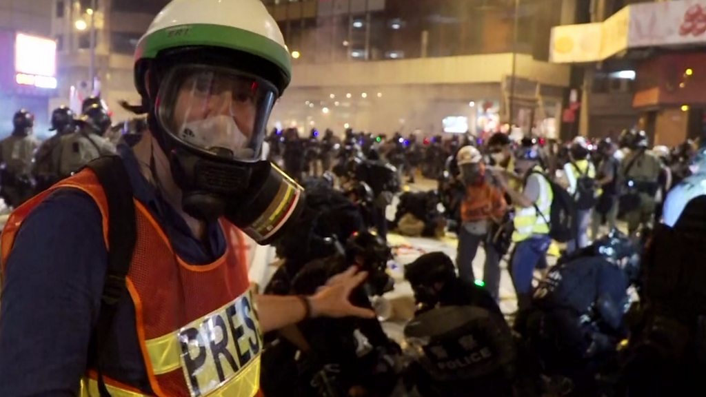 China condemns 'horrendous' Hong Kong protests