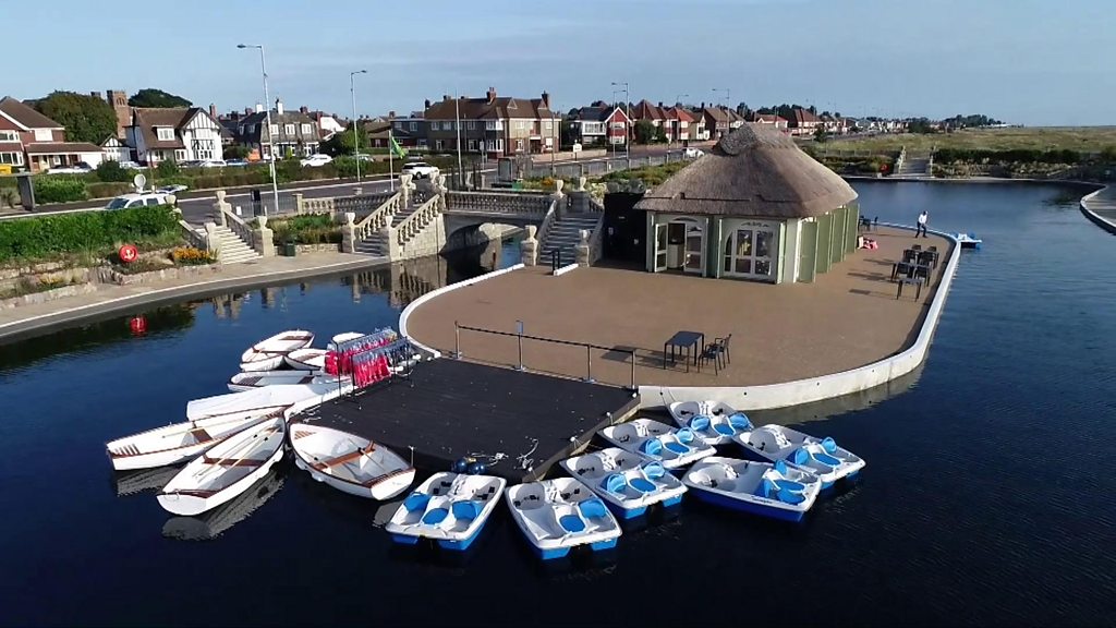 Great Yarmouth Waterways' boating lake reopens BBC News