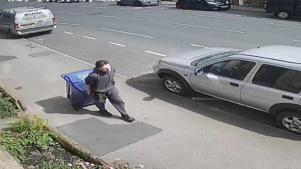 Lindsay Birbeck murder: CCTV of man with wheelie bin released