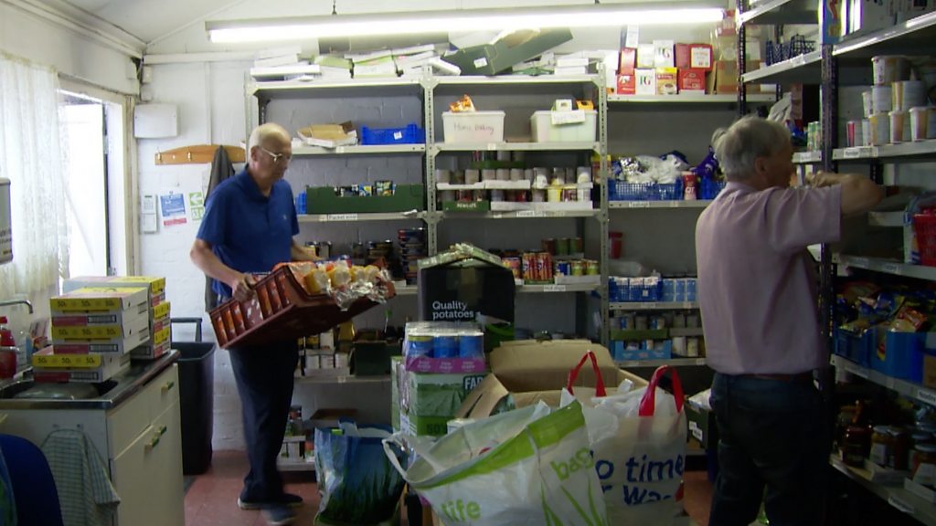 Lincoln larder The temporary food bank still going 30 years on BBC News