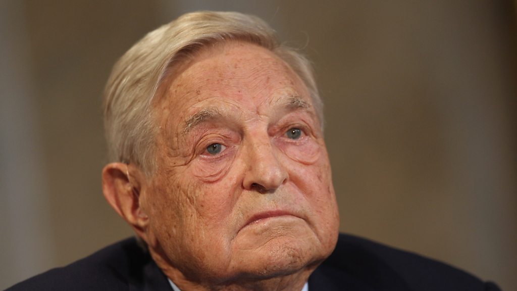 Fake Soros scares bid to draw US voters ahead of mid-terms - BBC News