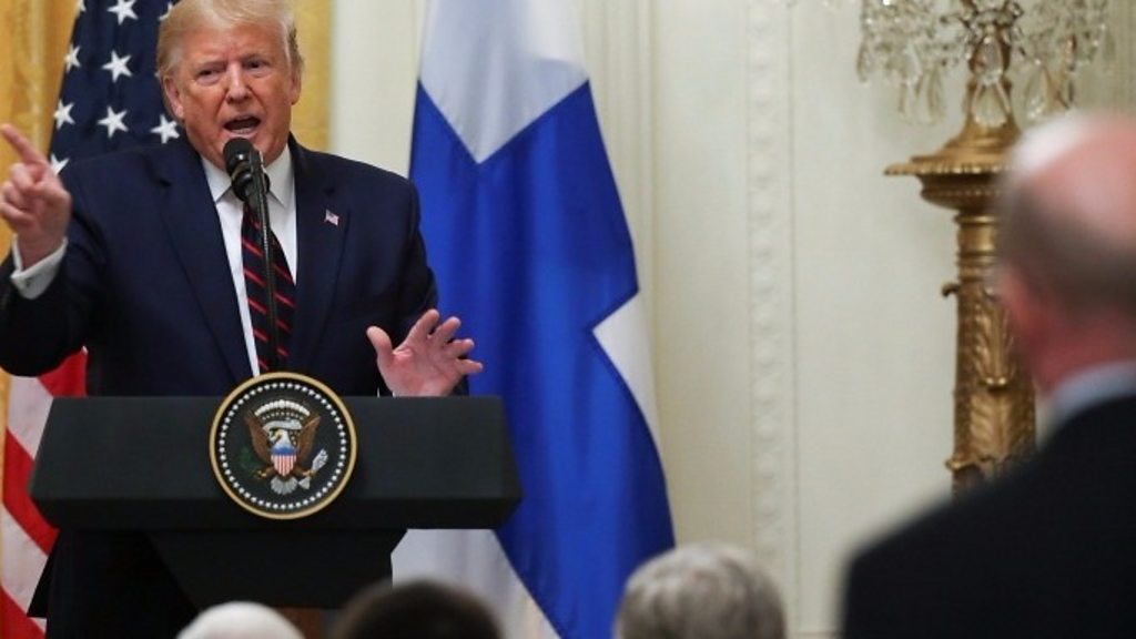 Trump lashes out at Democrats over impeachment inquiry