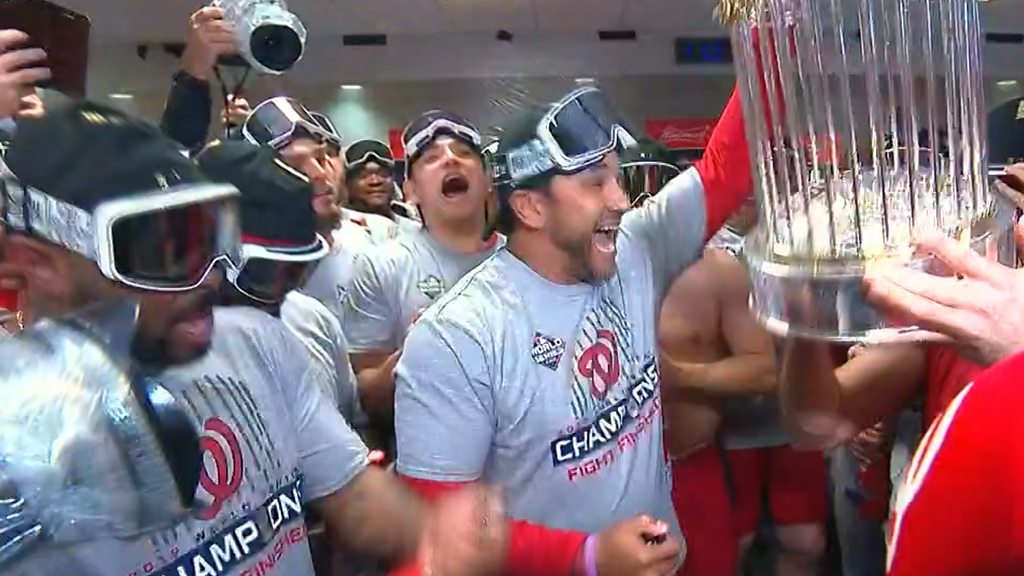The Washington Nationals win World Series for the first time - BBC Sport