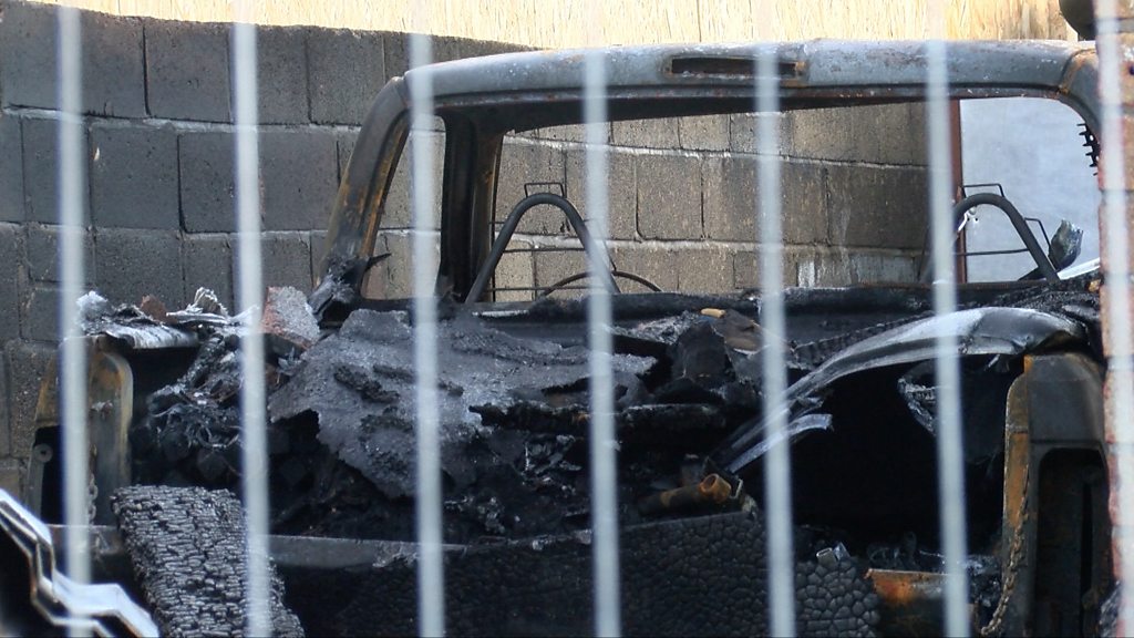 Family home in Newport gutted in 'firework' blaze