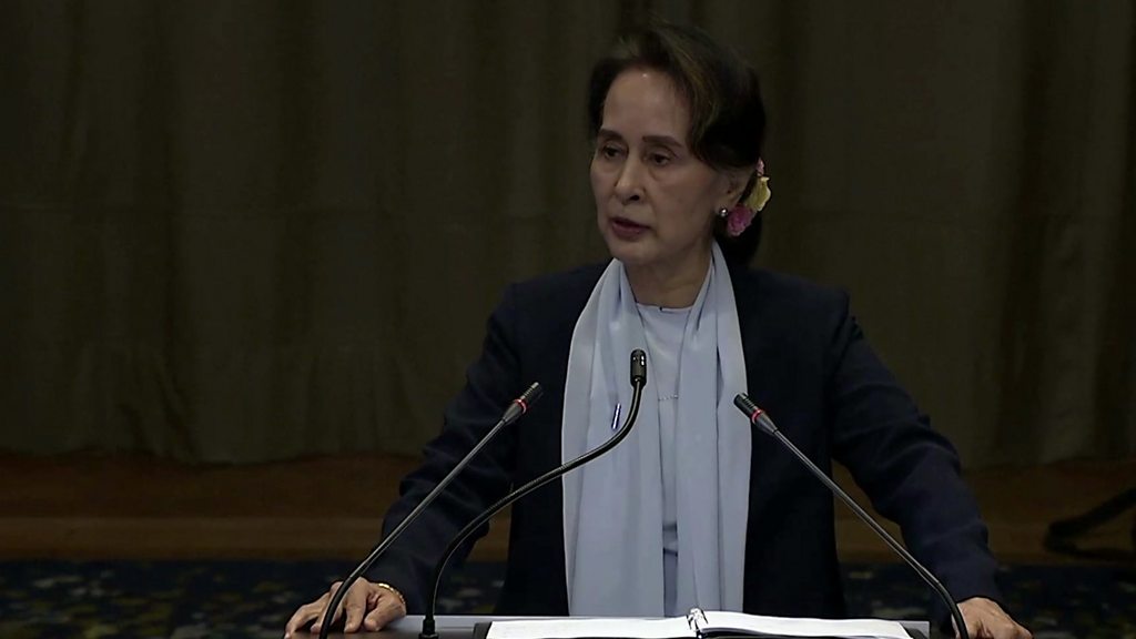 Myanmar Rohingya Aung San Suu Kyi Cuts A Haunted Figure In Court