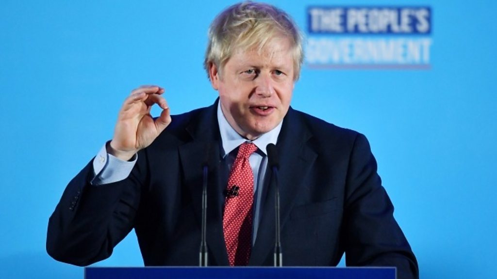 Election results 2019: Boris Johnson hails  new dawn  after historic victory