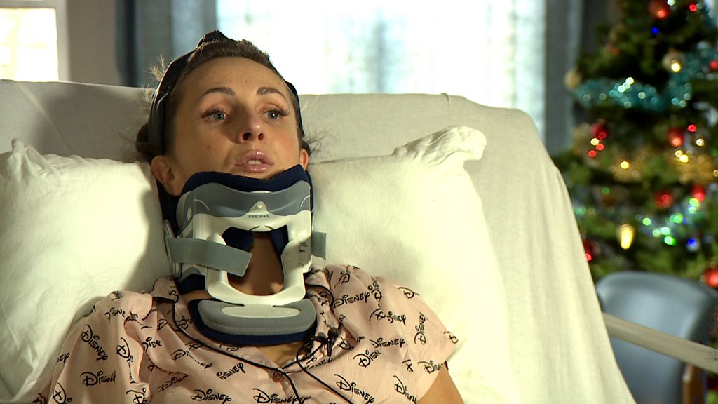 Woman struck by falling sofa in Aberdeen 'glad to be alive'