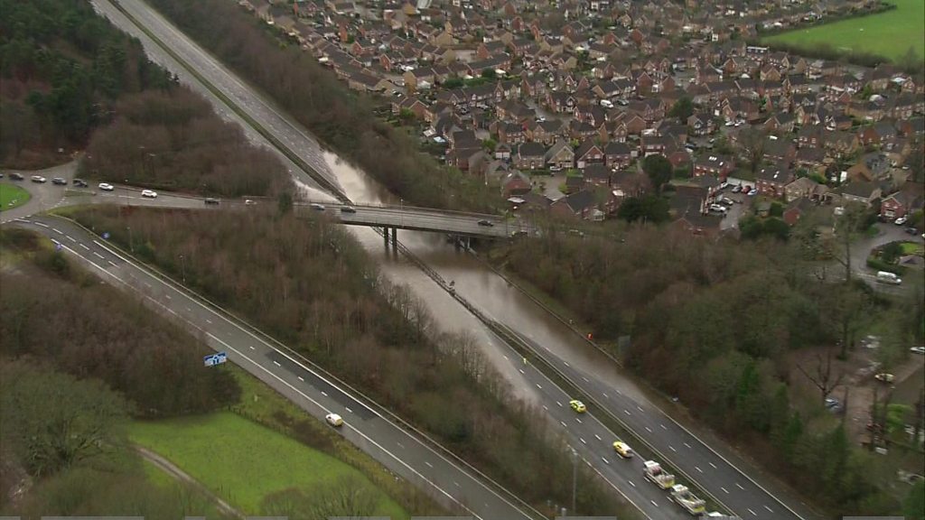 High water brings travel disruption in the South East of England
