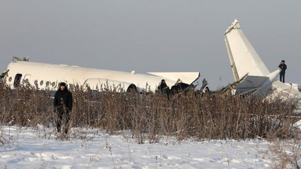 Deaths as plane crashes near Kazakhstan airport