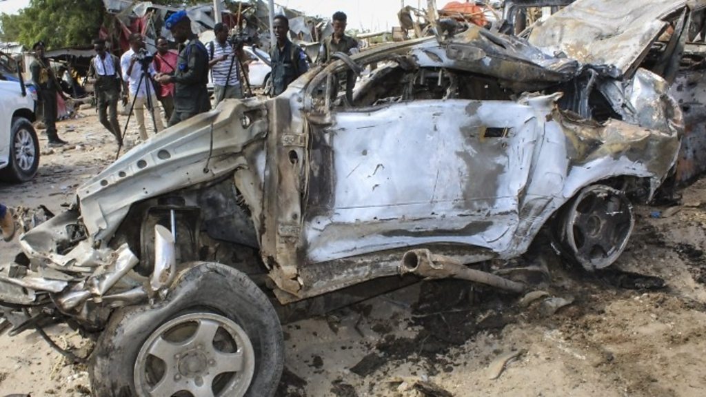 Rush hour car bomb kills many in Somali capital