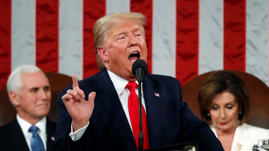 State of the Union: Trump hails 'American comeback'