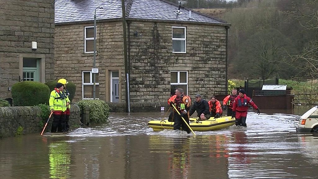 Homes flooded as storm wreaks havoc in England