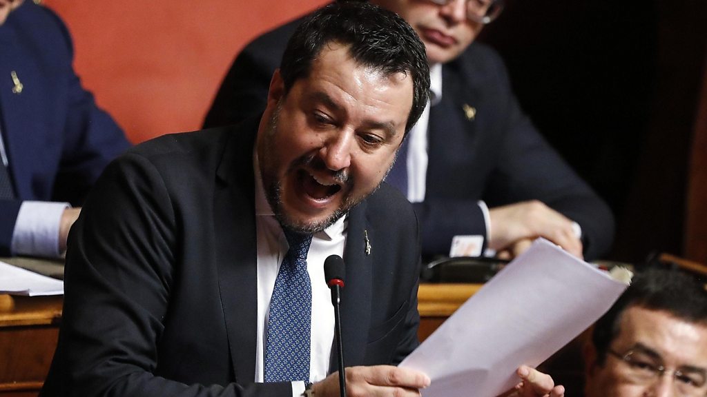 Italy Salvini: Senate votes for the extreme-right leader to face trial