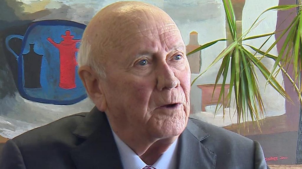 Fw De Klerk And The South African Row Over Apartheid And Crimes Against Humanity Bbc News