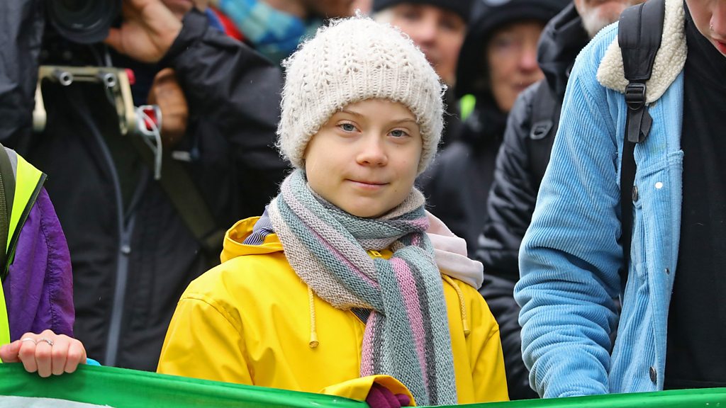 Greta Thunberg Bristol Climate Strike The World Is On Fire Bbc News 