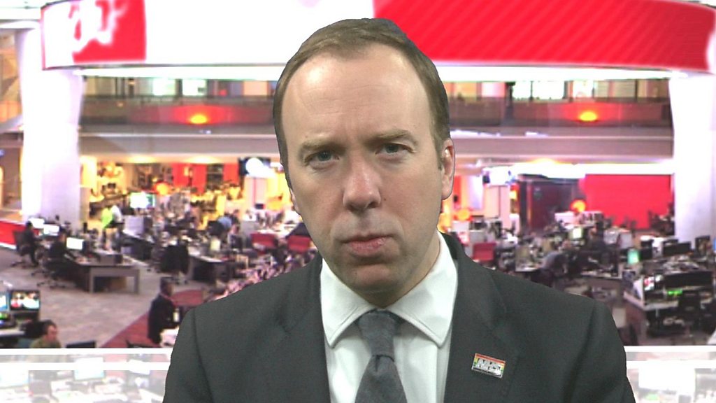 Coronavirus: Test aim take a lot of work,' says Hancock