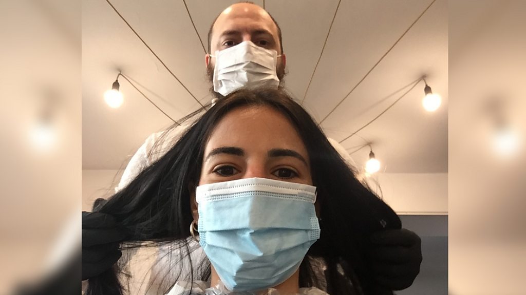 Newsday Coronavirus social distancing during a haircut BBC Sounds
