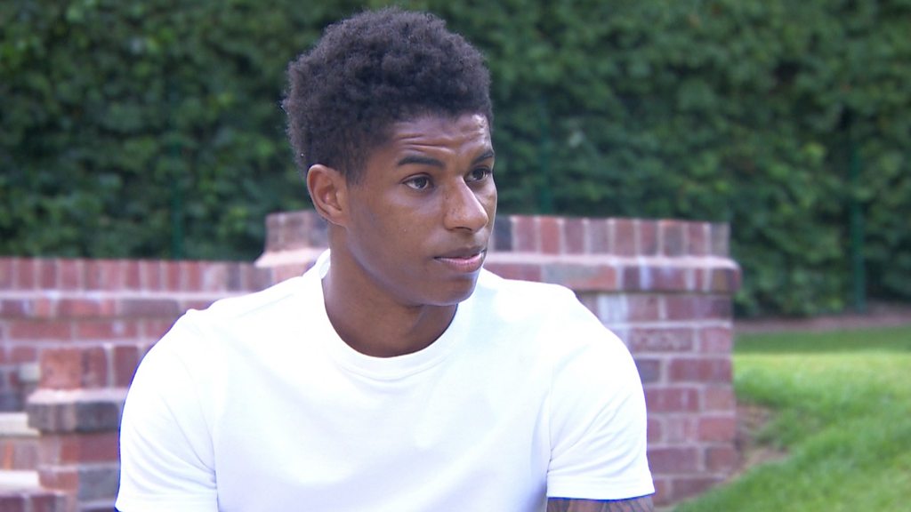 Marcus Rashford: Man Utd stars 'heroes' in Wythenshawe