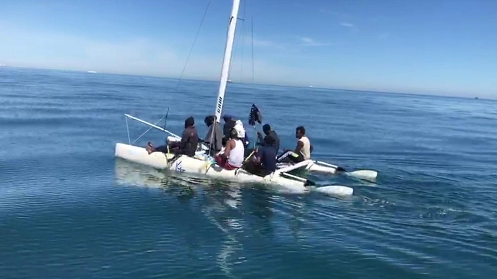 Record Migrant Numbers Cross English Channel In Small Boats - BBC News