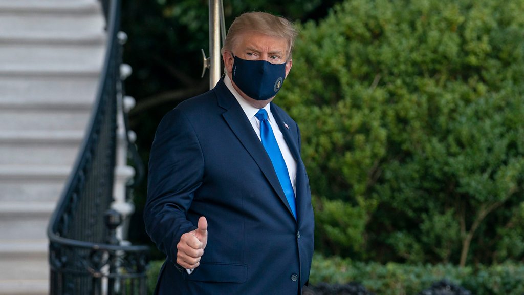 Trump in hospital after positive coronavirus test