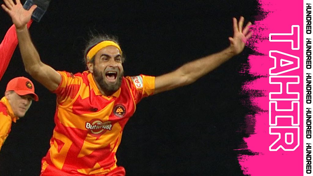 The Hundred: Imran Tahir takes first hat-trick as Phoenix batter Fire - BBC  Sport