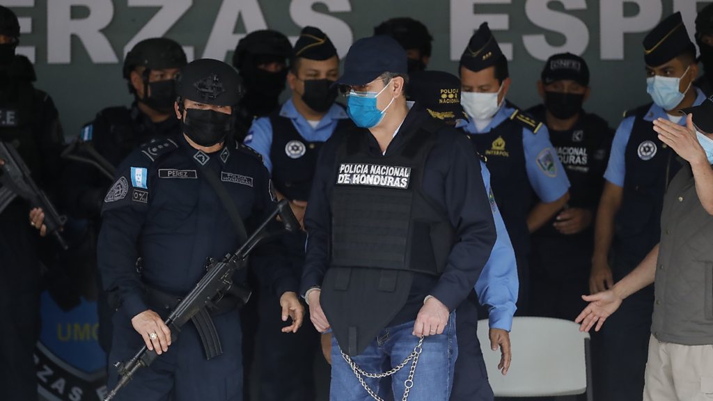 Ex-Honduran President Hernández is extradited to the U.S. on drug