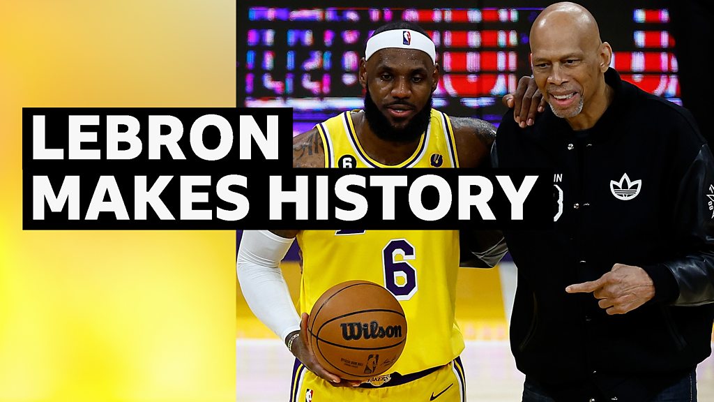 LeBron James breaks NBA all time scoring record BBC Sport