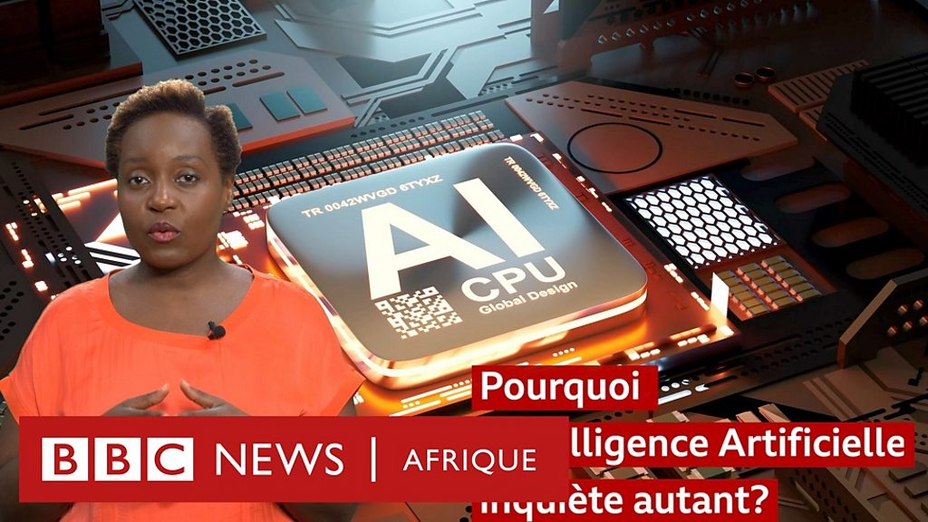 Un robot parle d'intelligence artificielle - BBC News Afrique