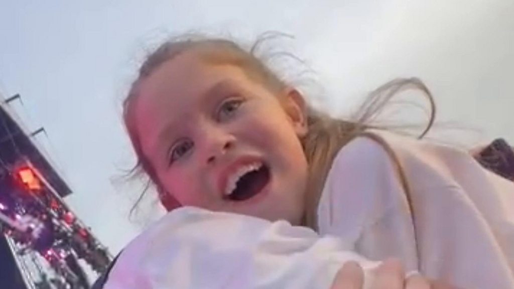 Bruce Springsteen: Northern Ireland girl gets a hug from the Boss at Belfast  gig