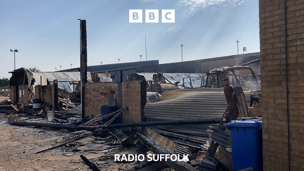 Major fire at Mildenhall Stadium - BBC Sounds