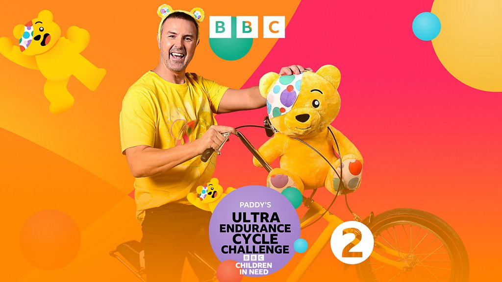 Children In Need on Radio 2 Paddy's Ultra Endurance Cycle Challenge