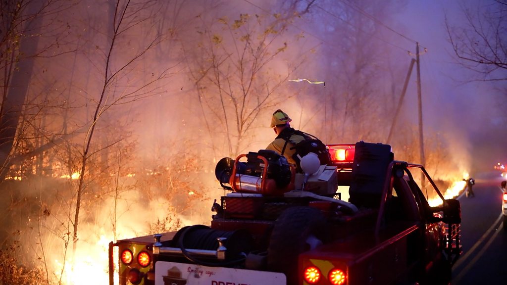 Teenage park ranger dies as wildfires burn in New York State