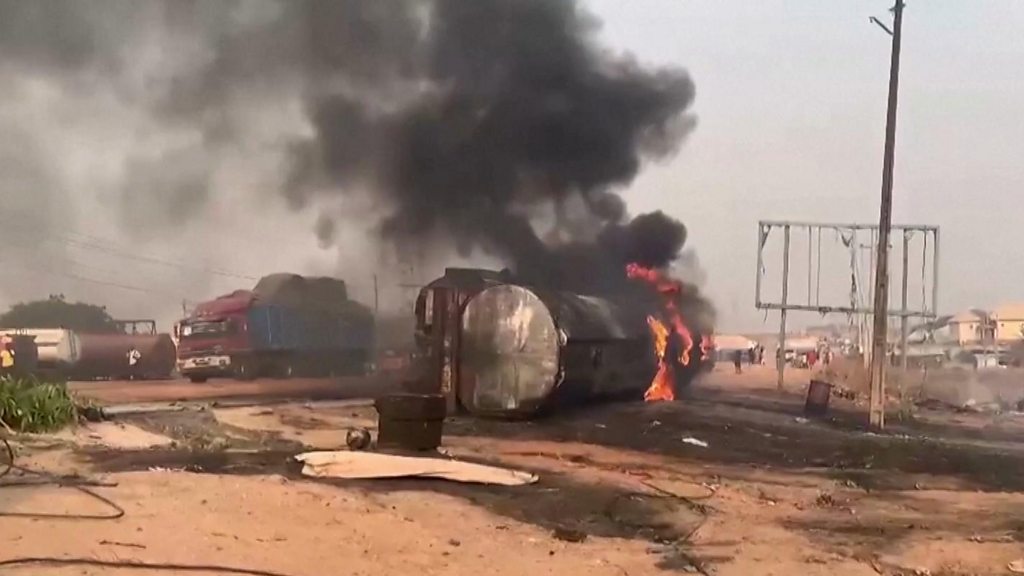 Fuel tanker explosion kills dozens of people in Nigeria