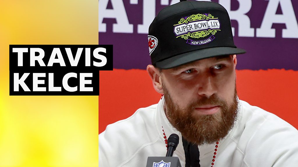Super Bowl 2025: Travis Kelce says playing in front of President Trump 'an honour' - BBC Sport
