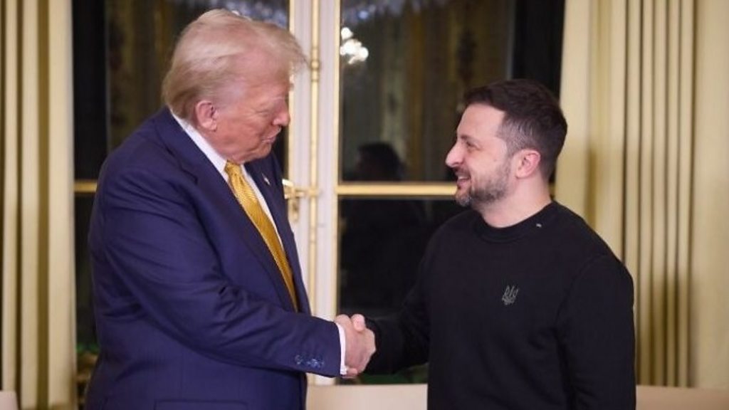 Donald Trump and Volodymyr Zelensky's relationship over time